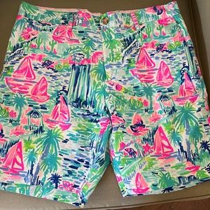 Mens Lilly Pulitzer bandeau shorts size 34